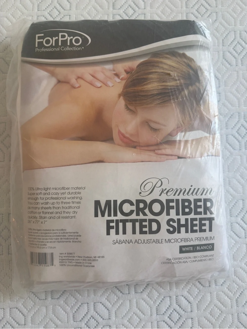 Premium Microfiber Sheet Set in White - Flat & Fitted